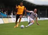 Danny Elliott scored a penalty as Boston were beaten 2-1 against Spennymoor in August. Photo: Oliver Atkin