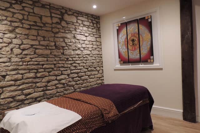 One of the comfortable therapy rooms at Wansabai Thai Spa in Sleaford. EMN-220121-163152001