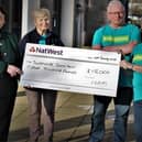 Scunthorpe MP, Holly Mumby-Croft presenting a cheque to Scunthorpe Samaritans volunteers.
Photo by Keith Dawson. EMN-220124-084834001