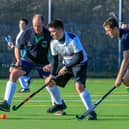 Action from Louth men's seconds versus Leadenham. Photo: David Dales