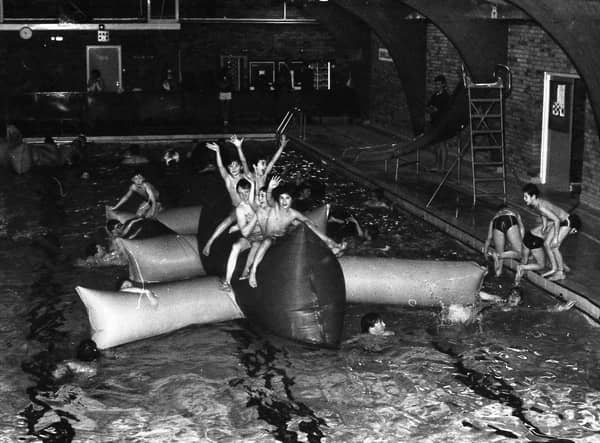 Boston Indoor Swimming Pool 40 years ago.