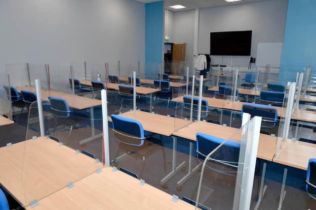 One of the new training rooms ready for the next cohort.