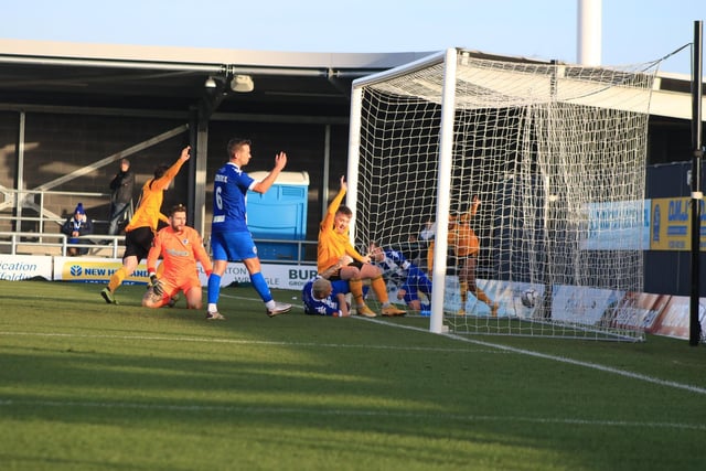 Boston United v Chester. Photo: Oliver Atkin