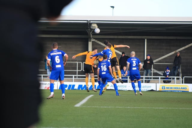 Boston United v Chester. Photo: Oliver Atkin