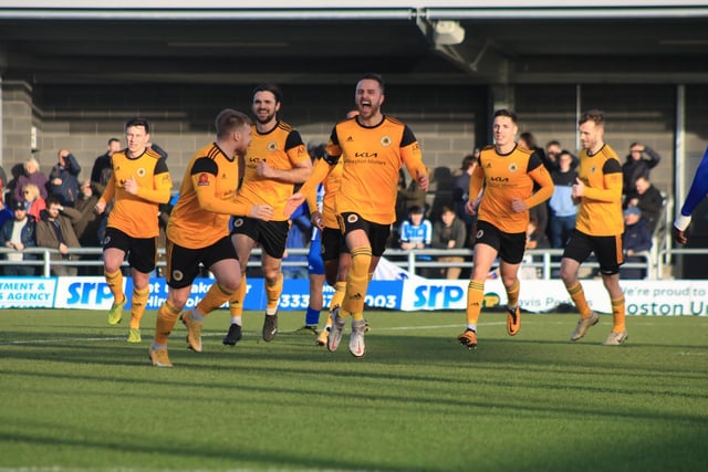 Boston United v Chester. Photo: Oliver Atkin