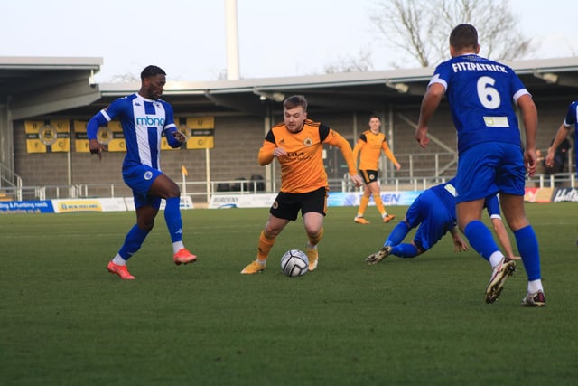 Boston United v Chester. Photo: Oliver Atkin