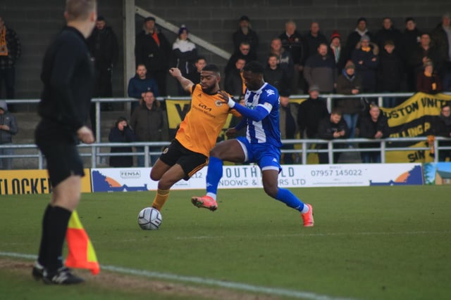 Boston United v Chester. Photo: Oliver Atkin