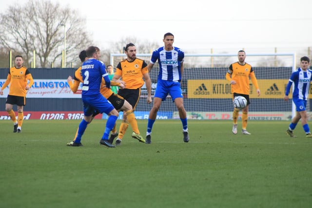 Boston United v Chester. Photo: Oliver Atkin