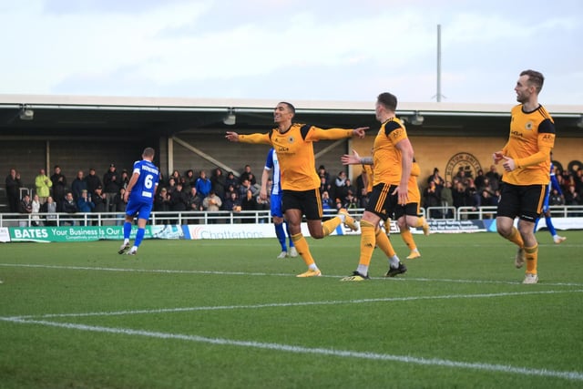 Boston United v Chester. Photo: Oliver Atkin