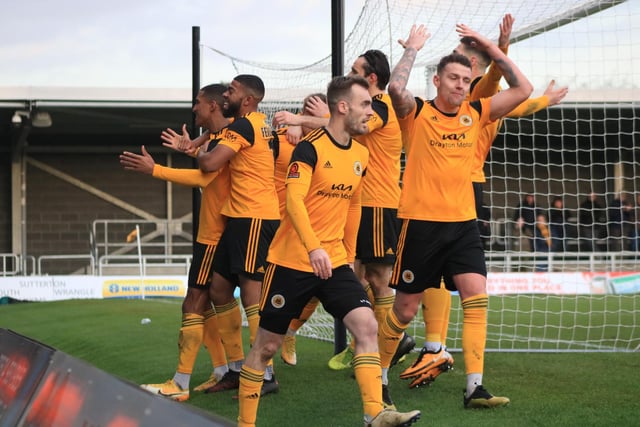 Boston United v Chester. Photo: Oliver Atkin