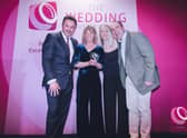 Jo and Will Nelstrop at the East Midlands region Wedding Industry Awards. EMN-220202-155638001