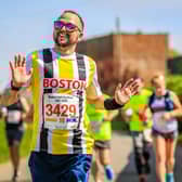 Action from 2020’s Boston Marathon. Photo by David Dales.