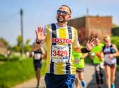 Action from 2020’s Boston Marathon. Photo by David Dales.
