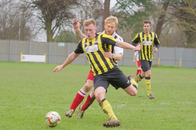 Jackson in action for Holbeach.