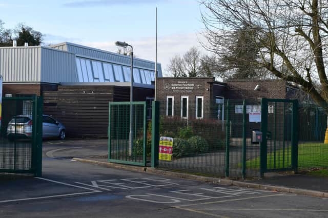 Sutteron Fourfields CofE School, where plans to expand the capacity of the school are being considered