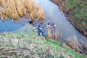 Boston borough is the worst area in Lincolnshire for reported fly-tipping cases. Photo by Wyberton Wombles.