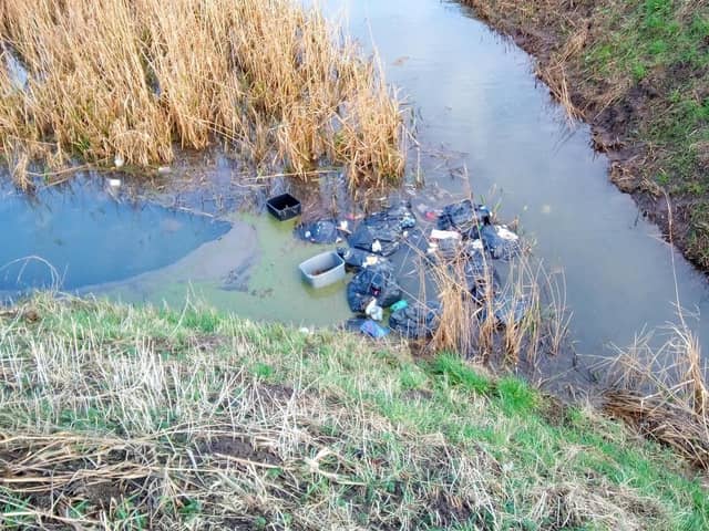 Boston borough is the worst area in Lincolnshire for reported fly-tipping cases. Photo by Wyberton Wombles.