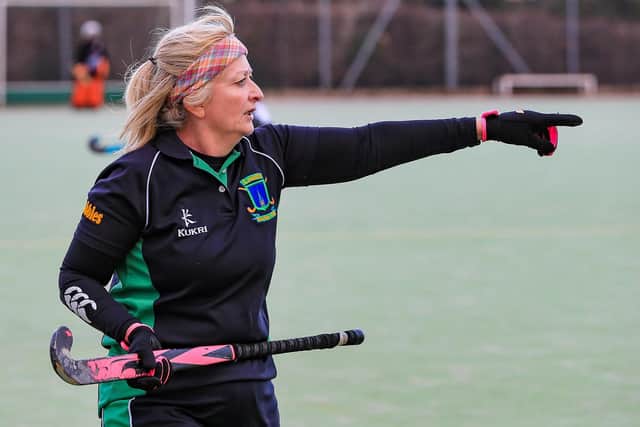 Louth Ladies Seconds captain Annie Ordish.