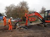Drainage works on Roman Bank in Skegness are complete.