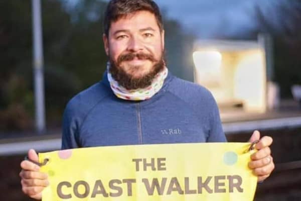 Chris Howard is walking 11,000 miles around the coast of the UK for BBC Children in Need.