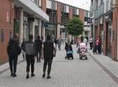 Pescod Square Shopping Centre, in 2020, following the re-opening on non essential shops.