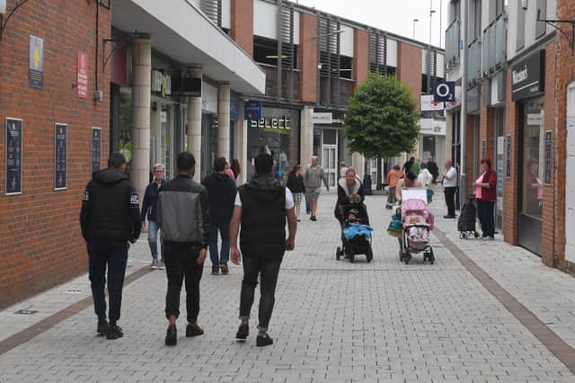 Pescod Square Shopping Centre, in 2020, following the re-opening on non essential shops.
