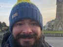 Chris Howard, the Coast Walker, arrives in Skegness.
