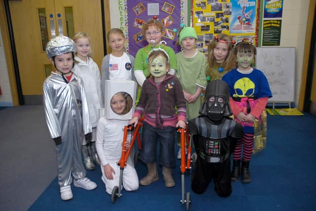 Pupils at St Botolph's Primary School, Quarrington.