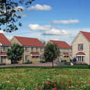 A computer generated image of the proposed housing development at Ancaster.