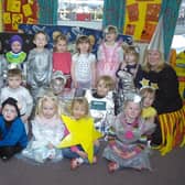 Nursery children at Kirton Primary School 10 years ago.