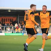 Fraser Preston was on target for Boston United in their loss at Gainsborough Trinity