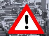 Traffic is building on the A45.