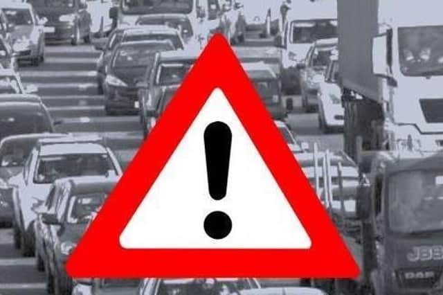 Traffic is building on the A45.
