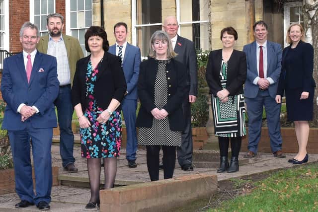 Coun Martin Hill and the county council's executive have successfully gained approval for a near five per cent rise in the authority's share of council tax. EMN-220218-175339001