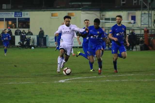 Jay Rollins made his first start of the season at Trinity. Photo: Oliver Atkin