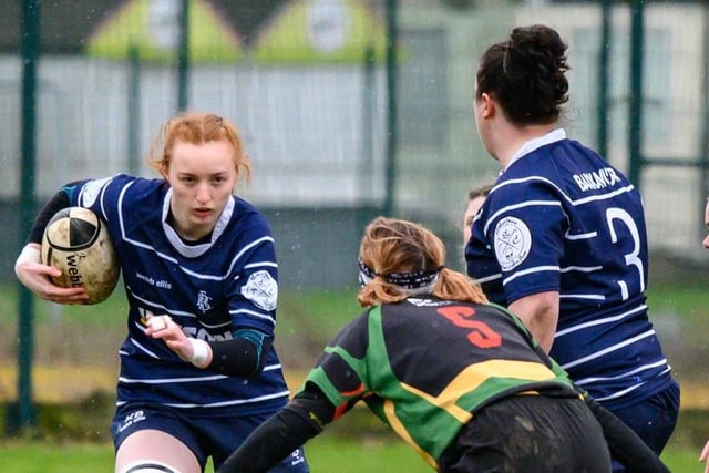 Lincoln Ladies v Boston Rugby Club Ladies. Photo: Wayne Lagden