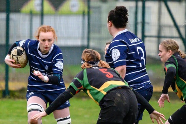 Lincoln Ladies v Boston Rugby Club Ladies. Photo: Wayne Lagden