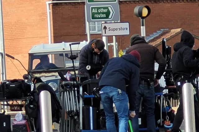 JK Rowling's crime drama Strike being filmed in Skegness. Photo: Barry Robinson