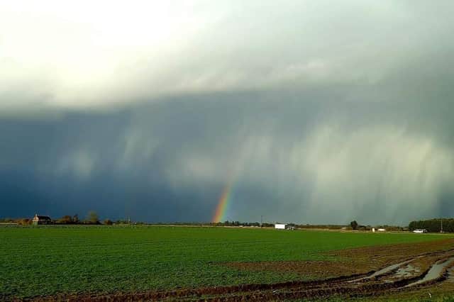 This picture of the arrival of Storm Eunice was captured by Rob Bonsor, of  East Anglian Storm Chasers.