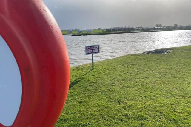 Skegness Water Leisure Park's picture of the calm after the storm.