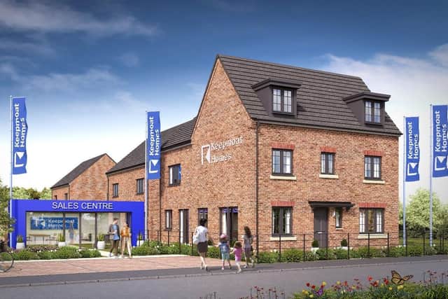The proposed show home for the Keepmoat Homes development. EMN-220222-164841001