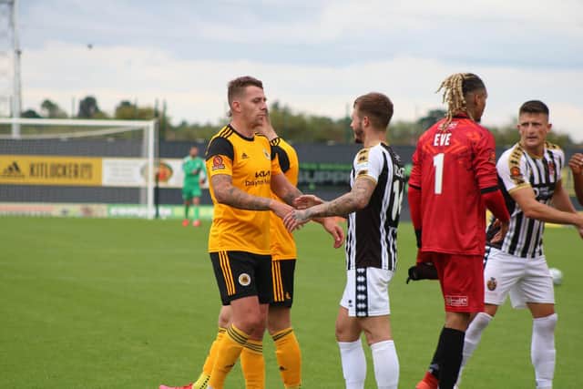 Abbott returned to Boston with Spennymoor in August. Photo: Oliver Atkin