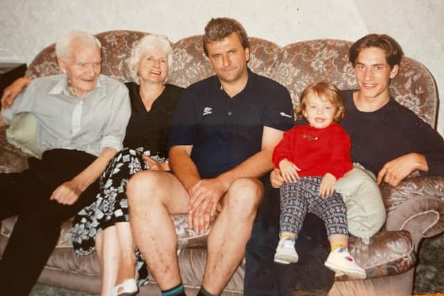 The five generations back in 1997. EMN-220223-172411001