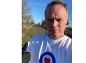 Sgt Ian Walker of RAF Digby on his weekly run. Photo: Contributed EMN-220224-160528001