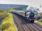 Historic steam loco Princess Elizabeth hauling the Northern Belle. Picture: Channel 5
