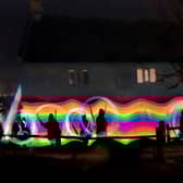 Residents in the Navenby and Wellingore area are invited to have a go at painting with light at a creative taster event, Photo: Anne Marie Kerr
