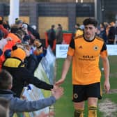 Scott Pollock made his Boston United debut on Saturday. Photo: Oliver Atkin