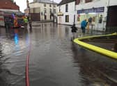 Flooding in Kirton in 2016.