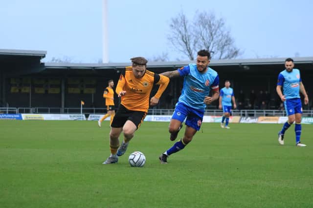 Boston United will not travel to Alfreton tonight. Photo: Oliver Atkin