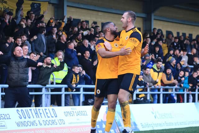James Hanson (right) with Keenan Ferguson. Photo: Oliver Atkin